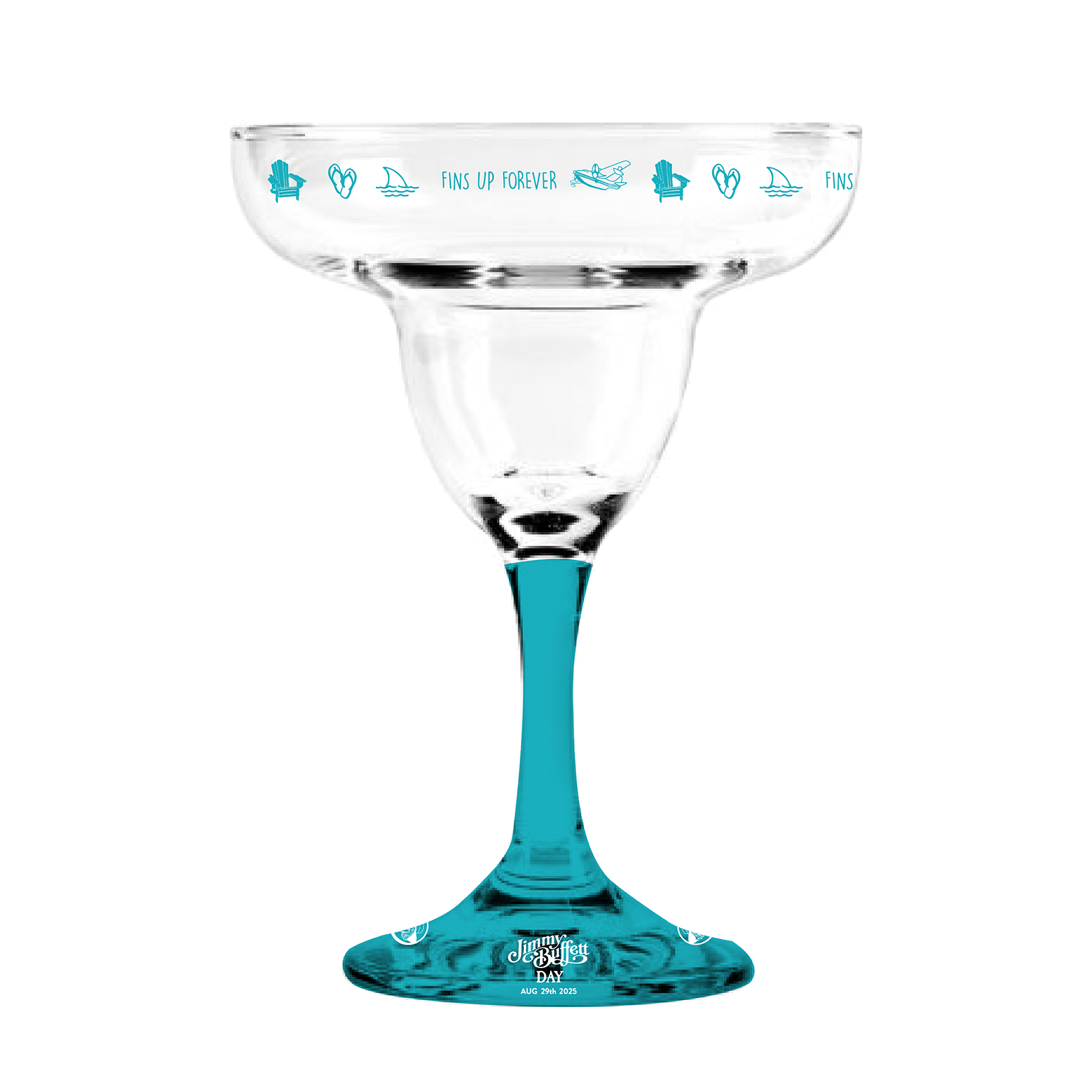 Jimmy Buffett Day Margarita Glass