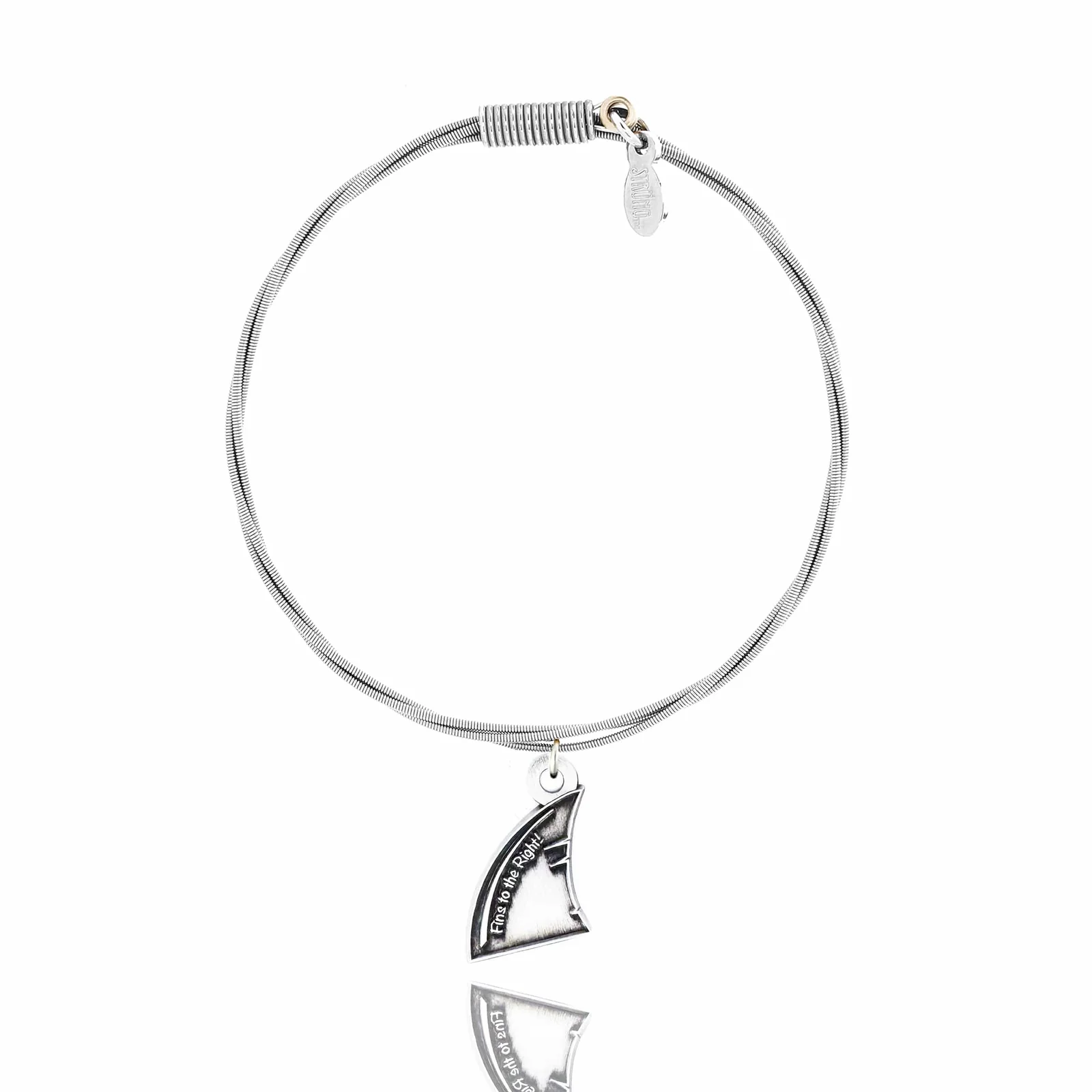 "Fins" Guitar String Bracelet