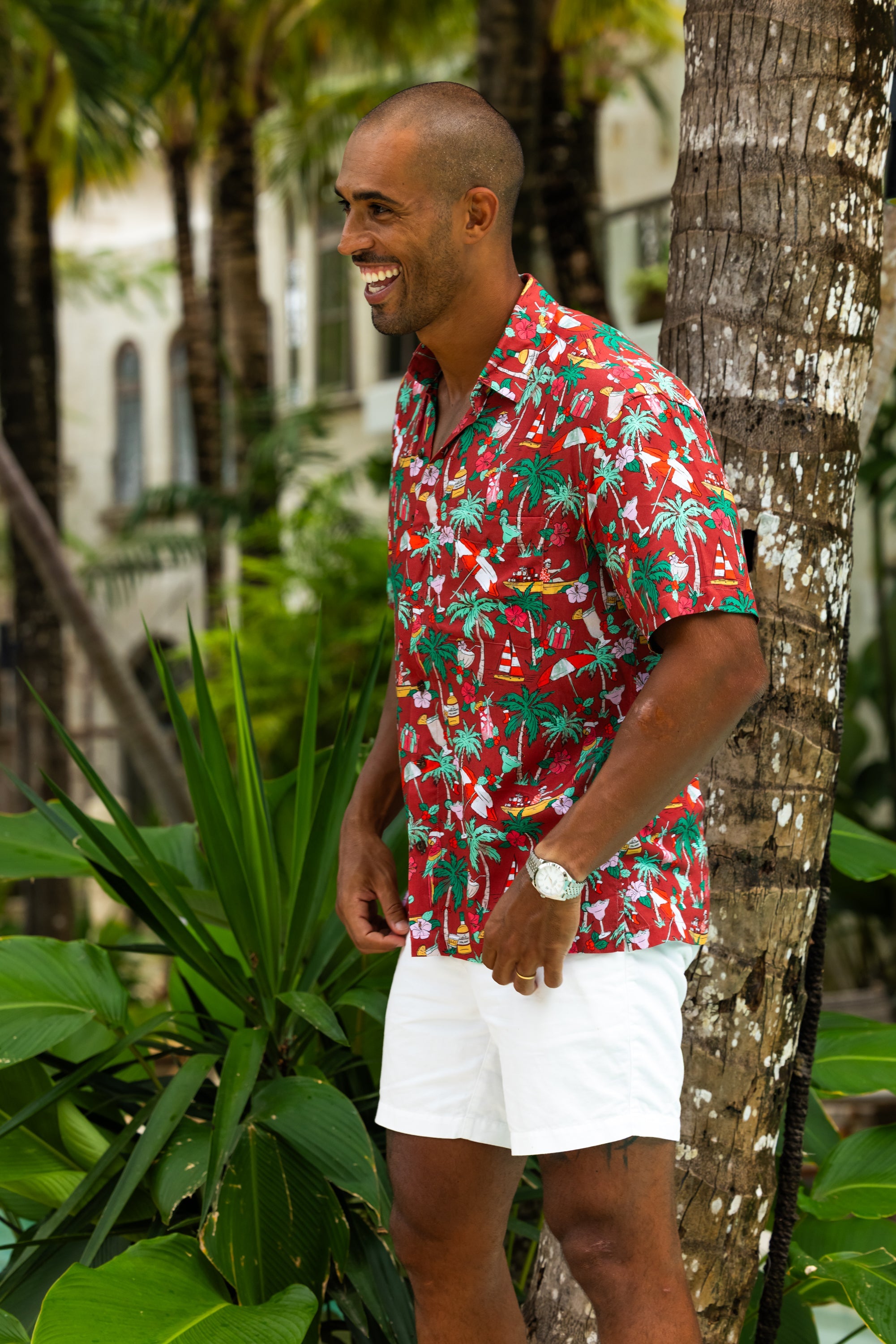 Margaritaville by Kenny Flowers – The Christmas Island - Short Sleeve Shirt