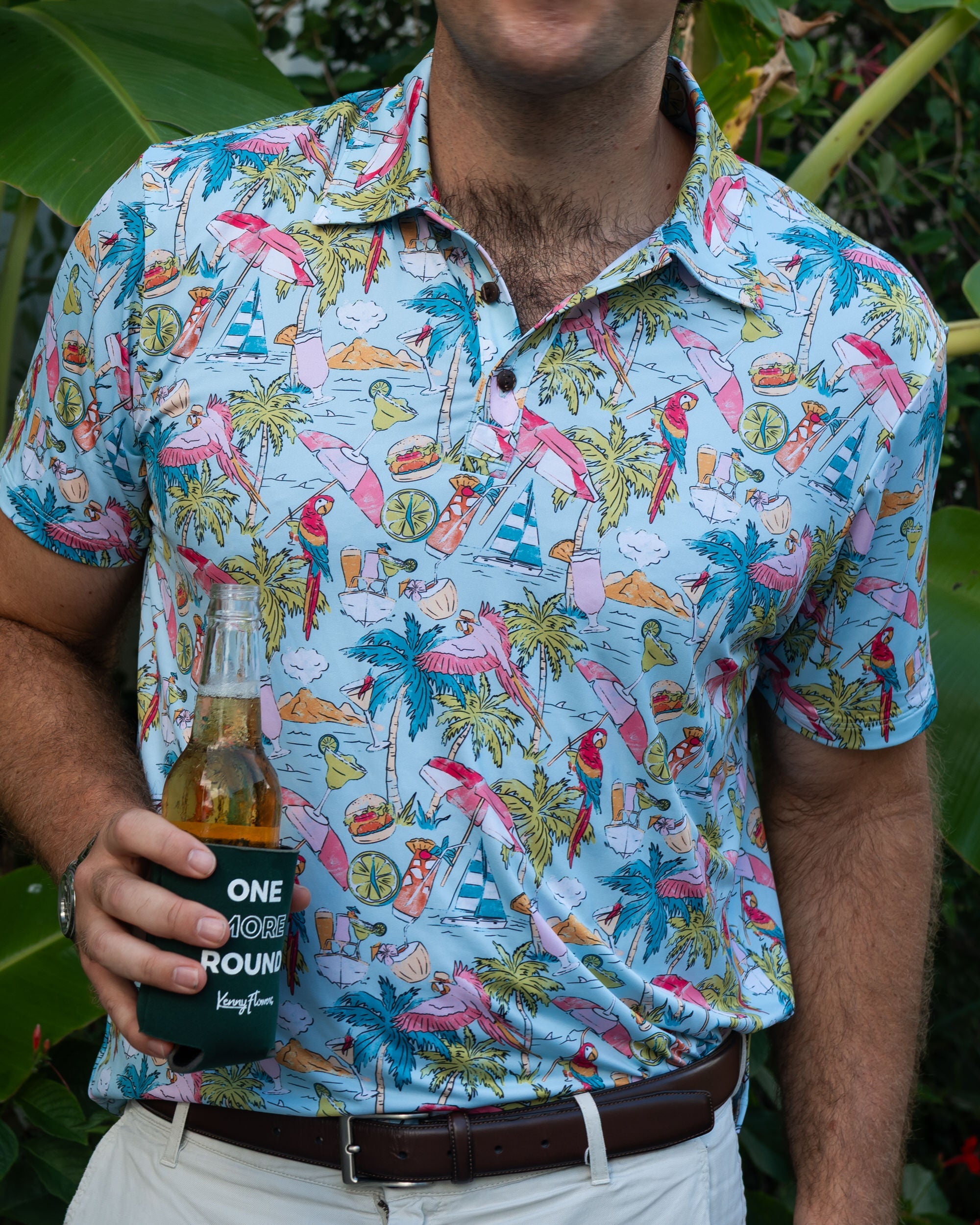 Margaritaville by Kenny Flowers – The Cheeseburger in Par-adise - Golf Shirt