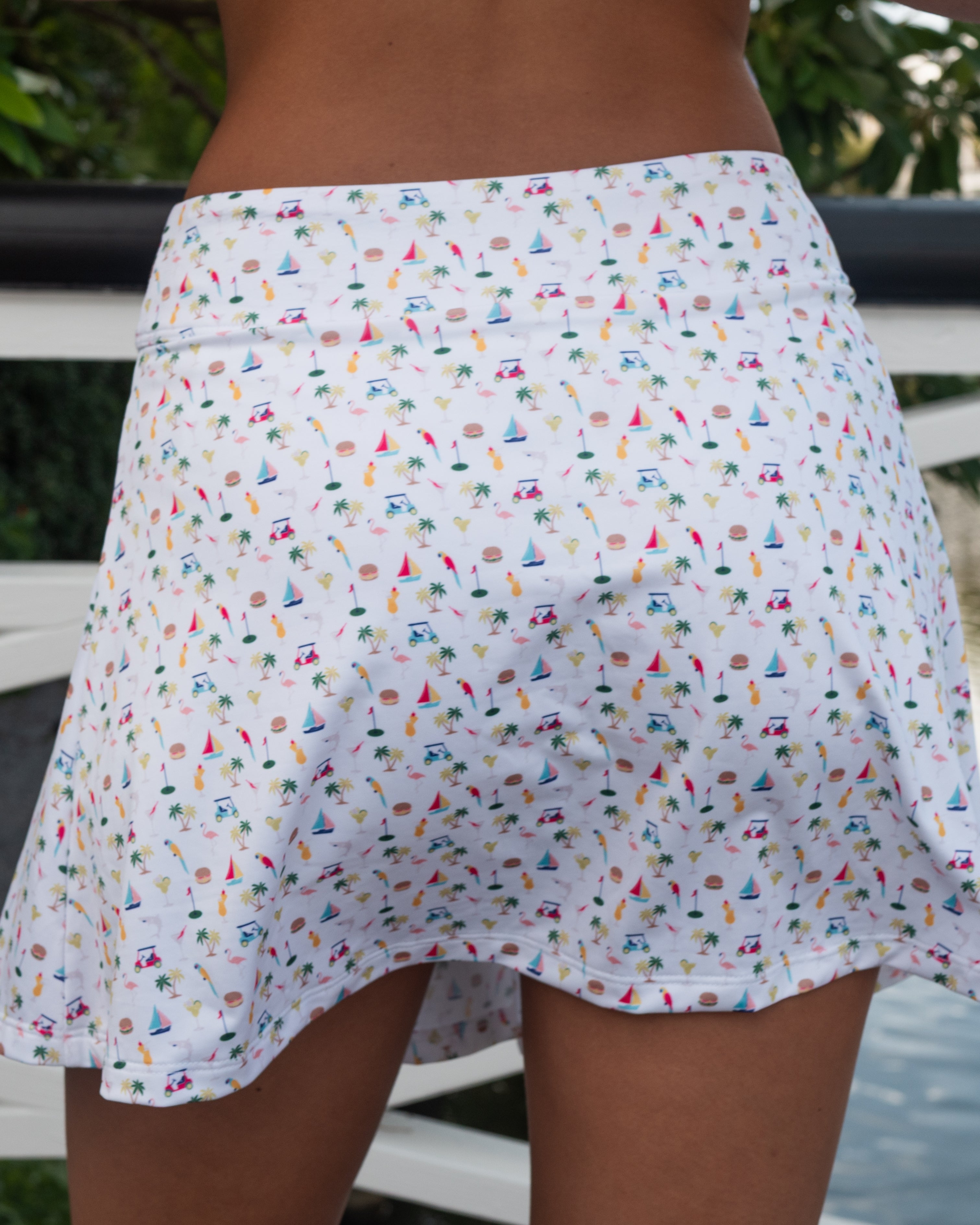 Margaritaville by Kenny Flowers – The Afternoon Golf - Ladies Country Club Skort
