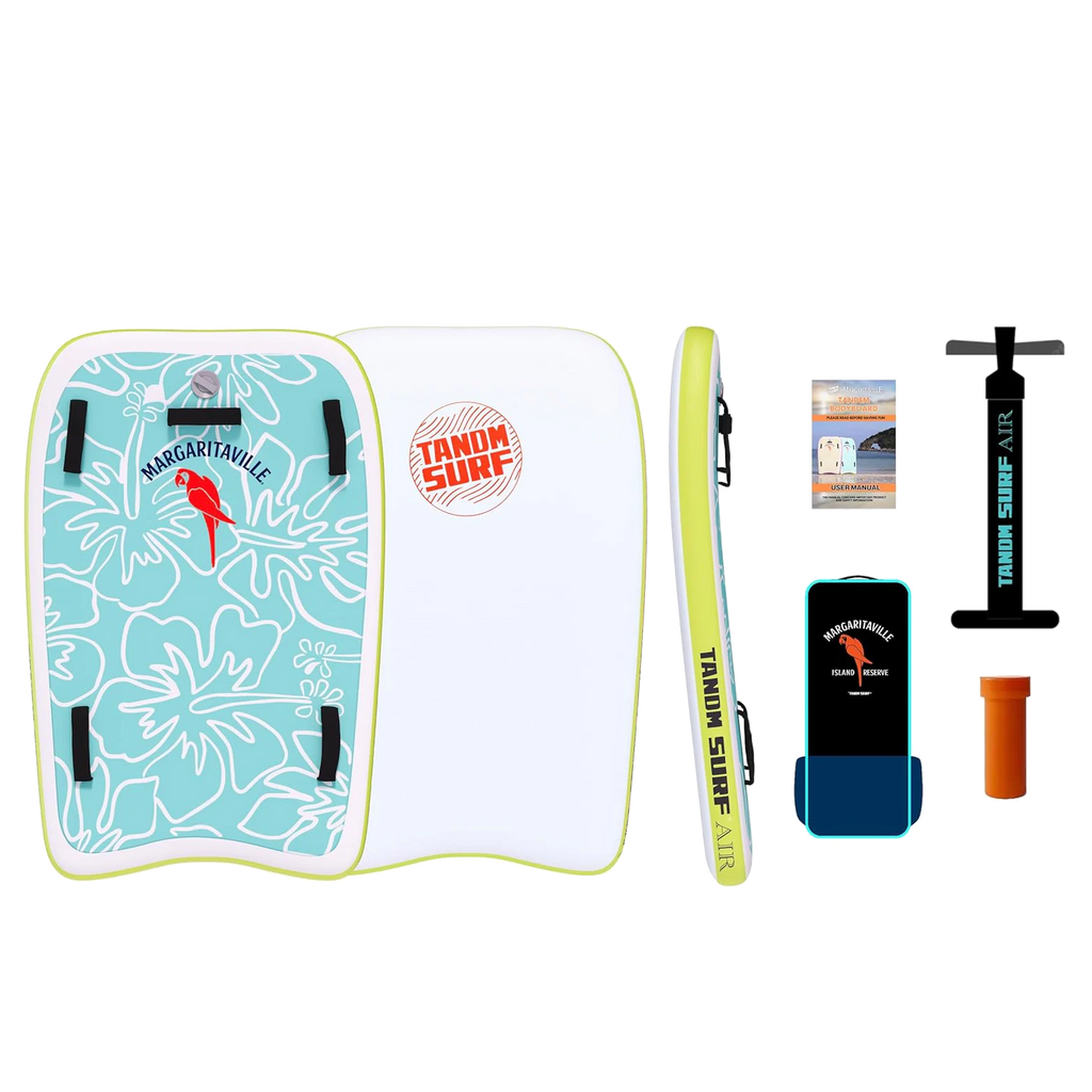 TANDM Surf x Margaritaville Tandem Bodyboard Green/Aqua