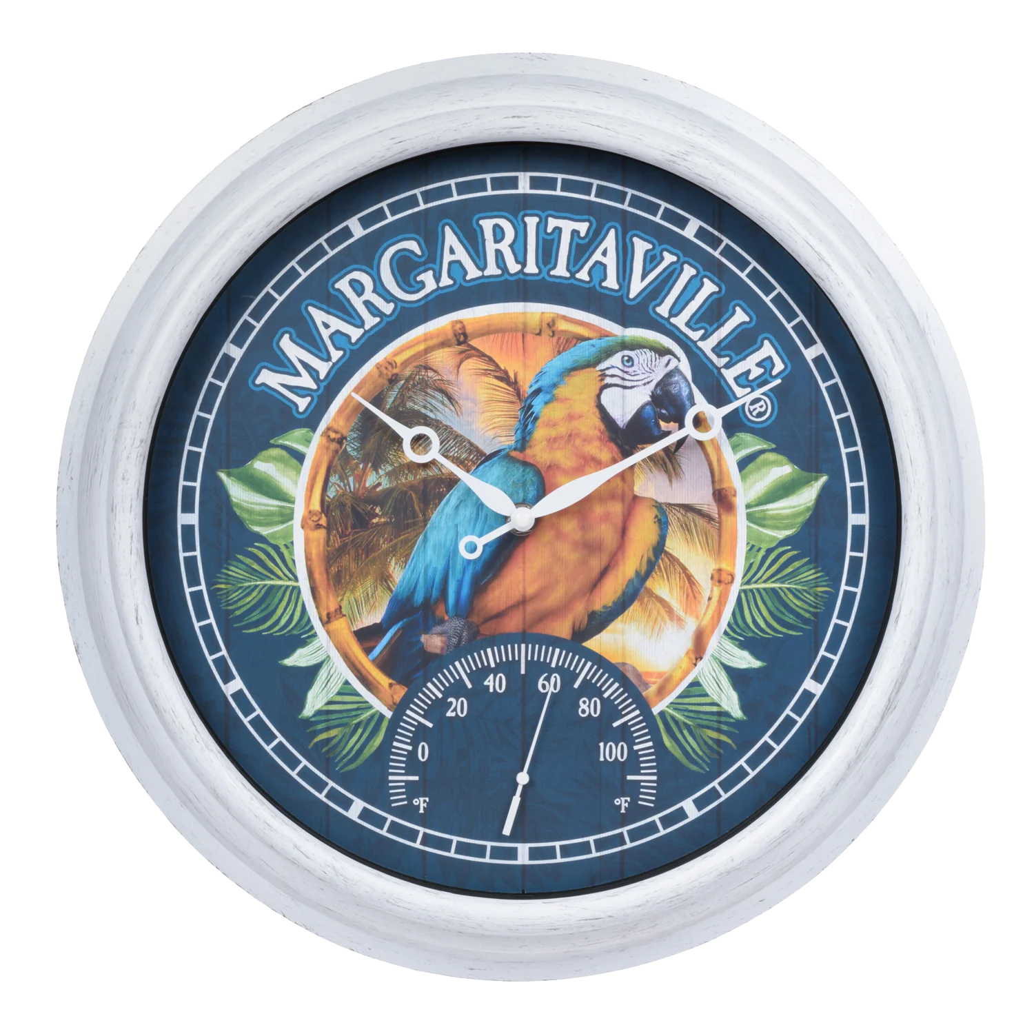 15.75" Parrot Indoor/Outdoor Wall Clock