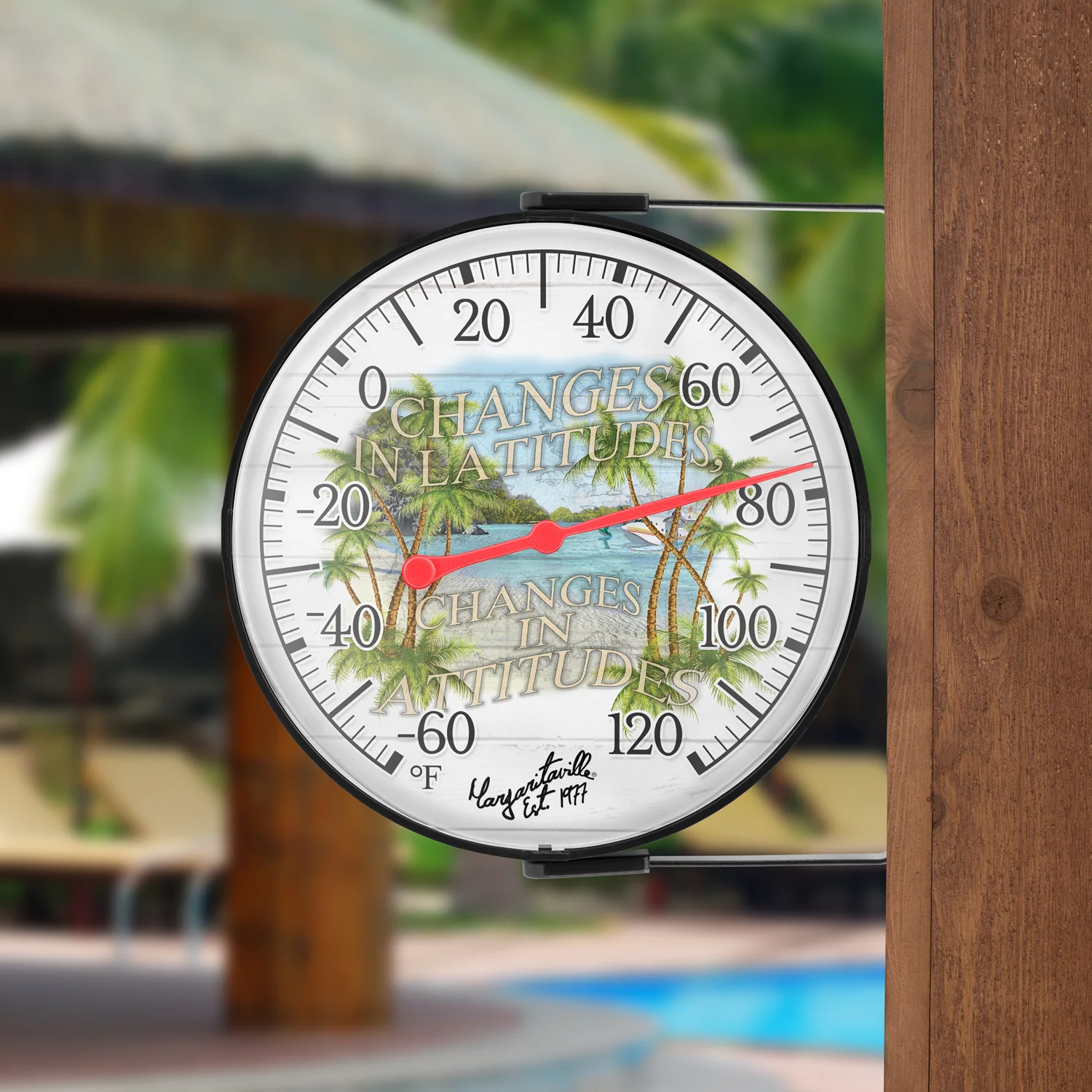 5" Margaritaville Bracket Thermometer