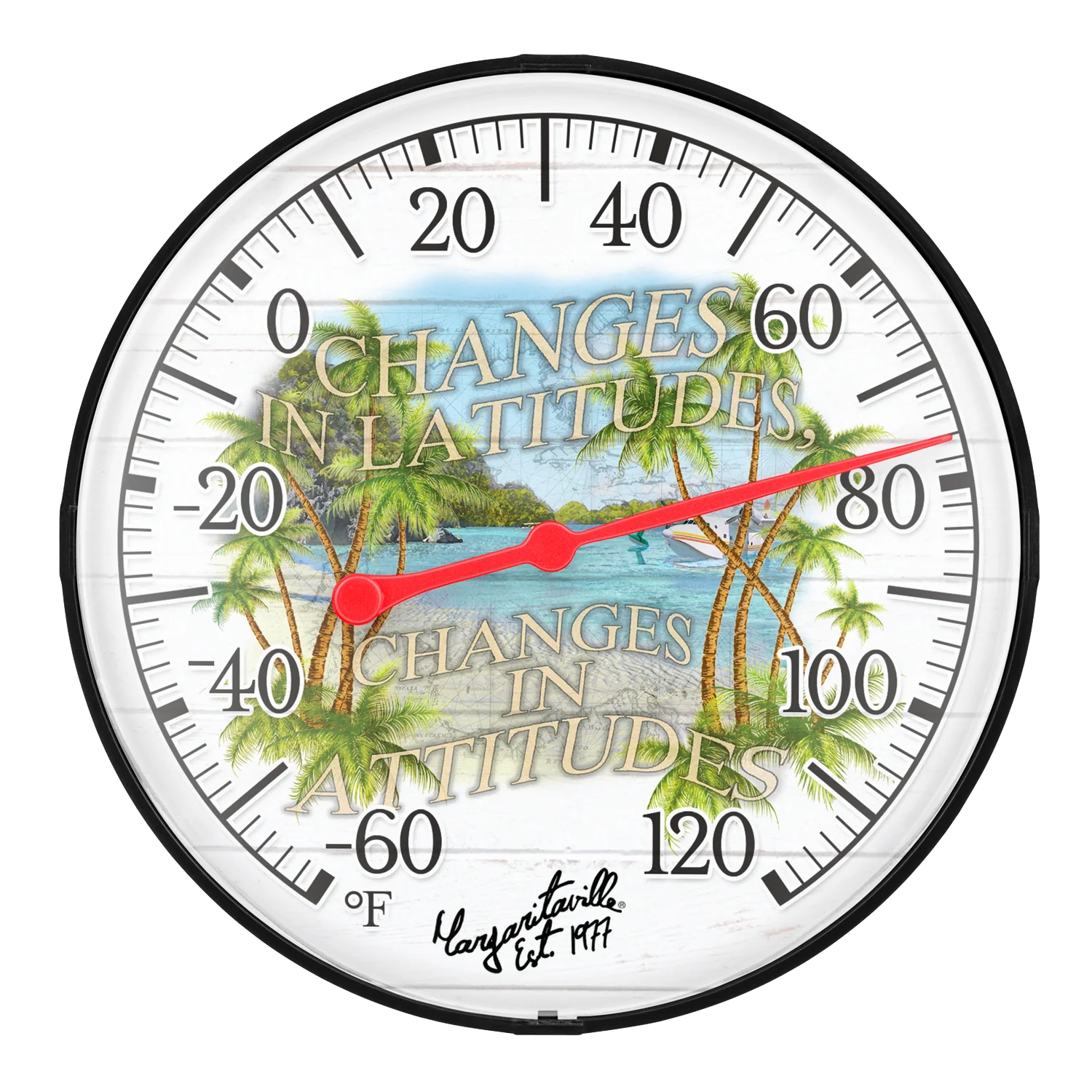 5" Margaritaville Bracket Thermometer