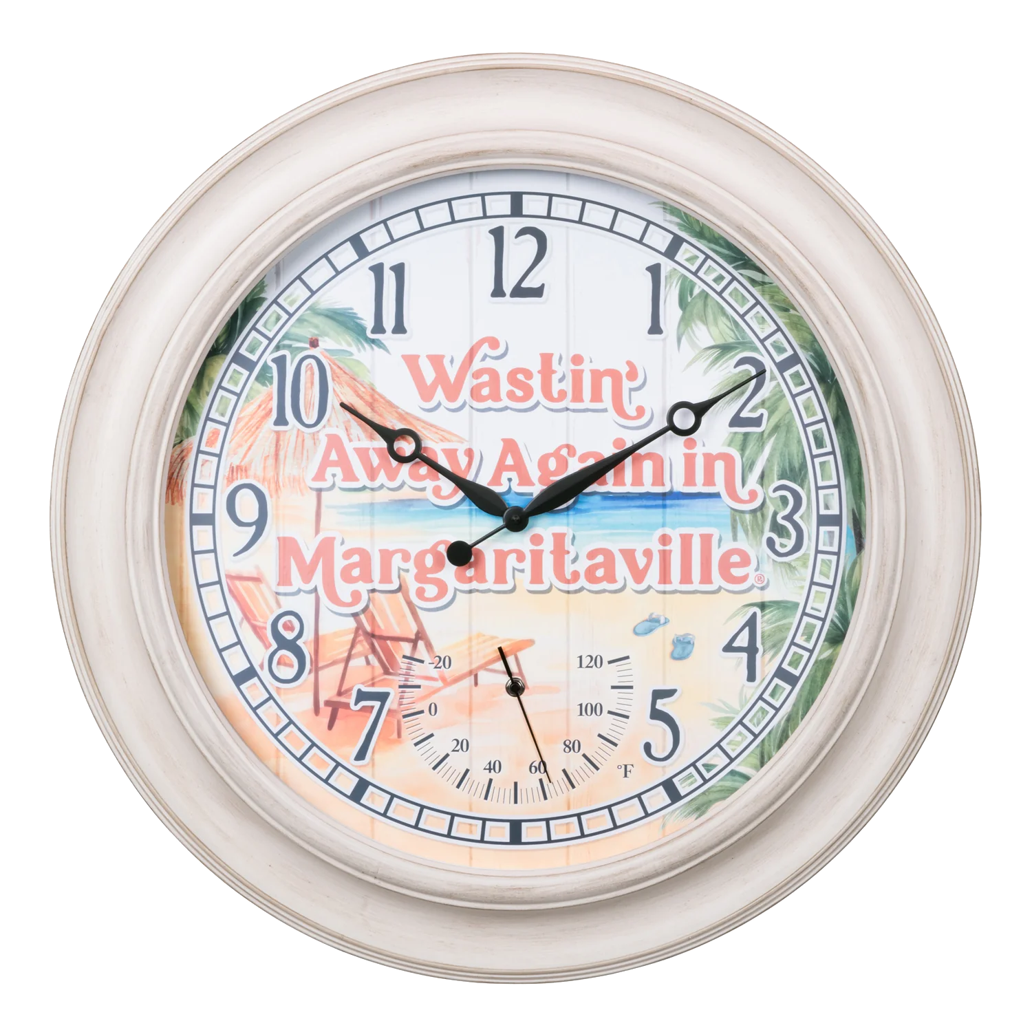 26.2" Wastin Away Again I/Outdoor Wall Clock
