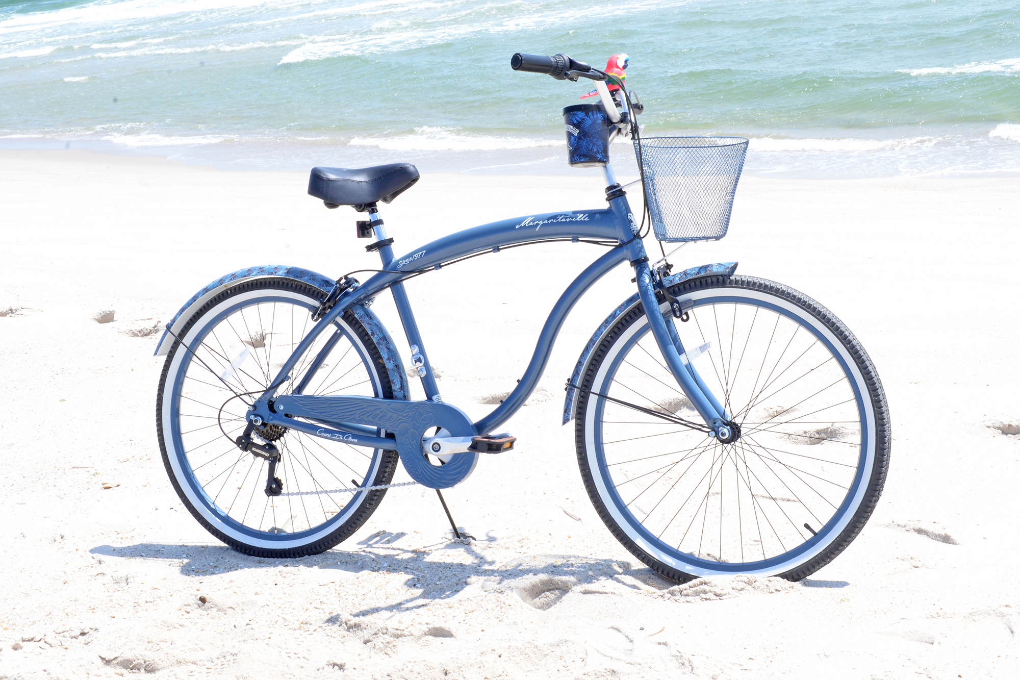 Margaritaville Coast is Clear Bicycle - Grey Blue