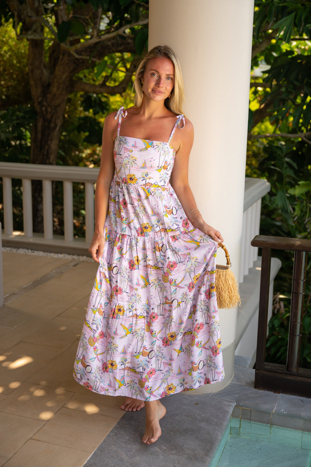 Margaritaville by Kenny Flowers – Wastin' Away Again - Pink – Resort Dress