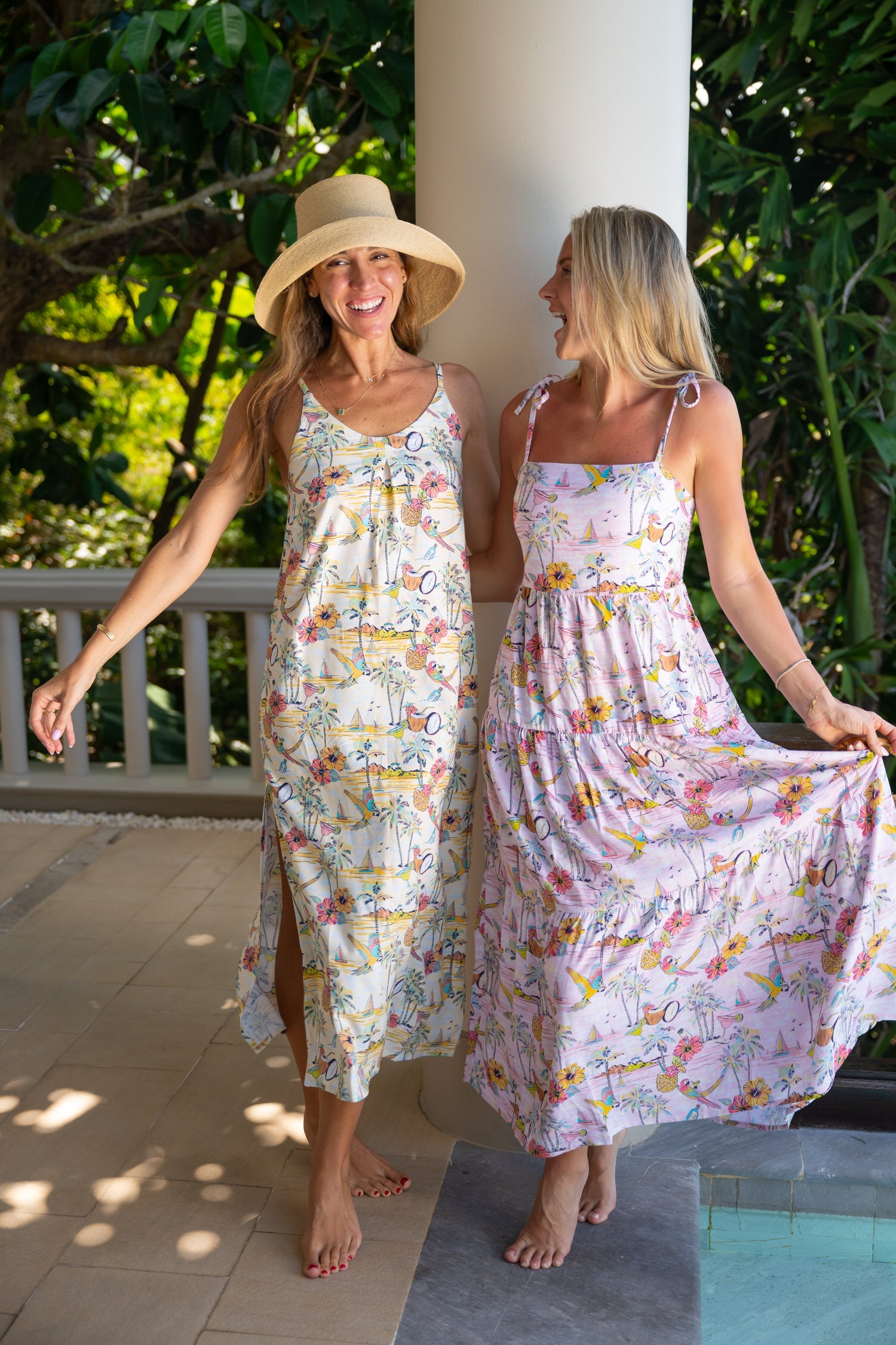 Margaritaville by Kenny Flowers – Wastin' Away Again - Pink – Resort Dress