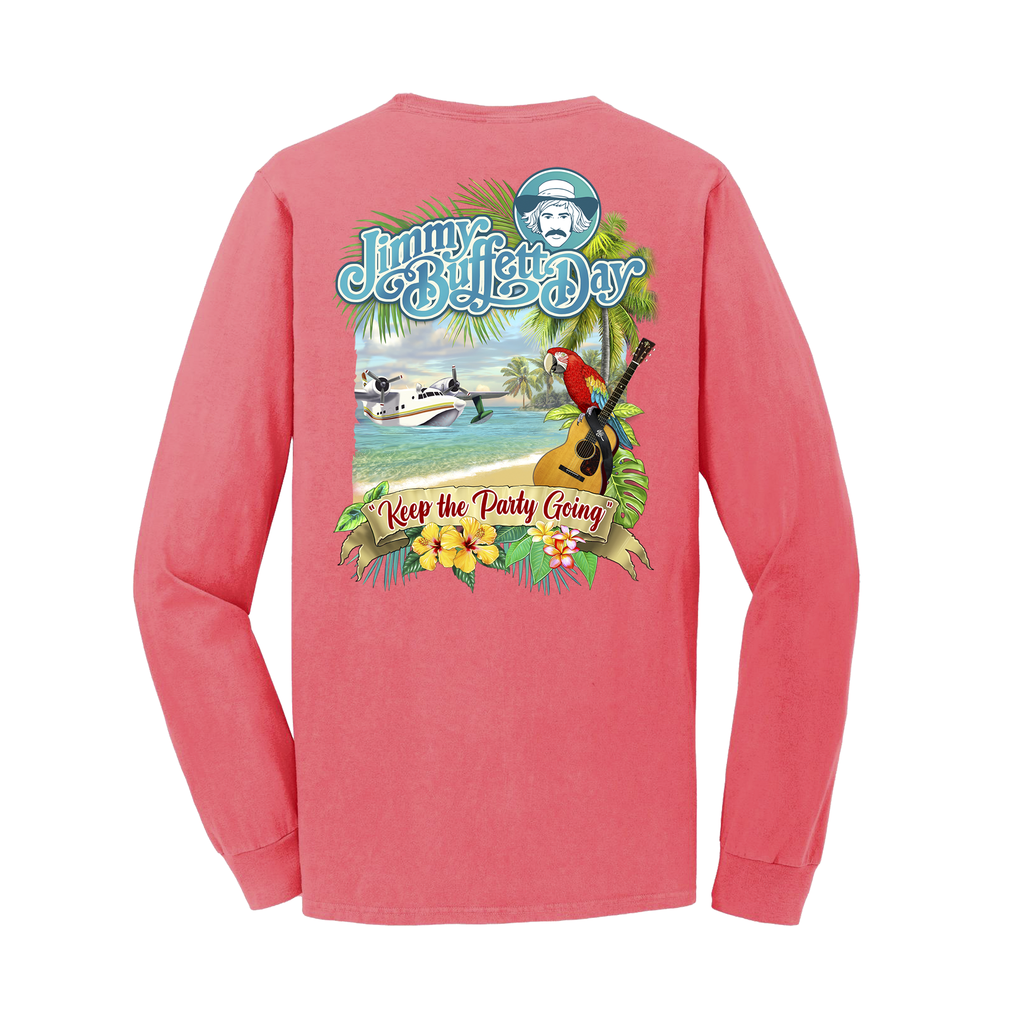 2026 Jimmy Buffett Day Scene Long Sleeve T-Shirt