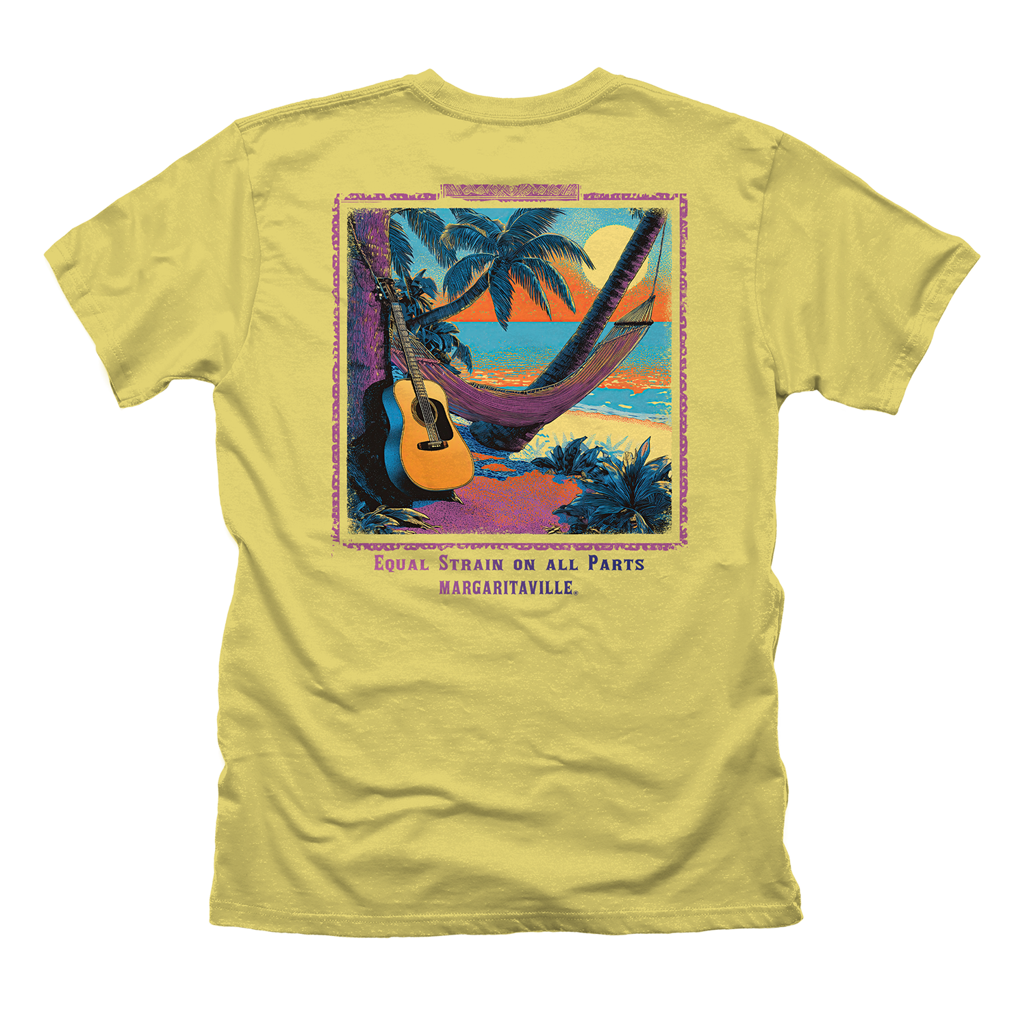 Equal Strain on All Parts T-Shirt - Yellow