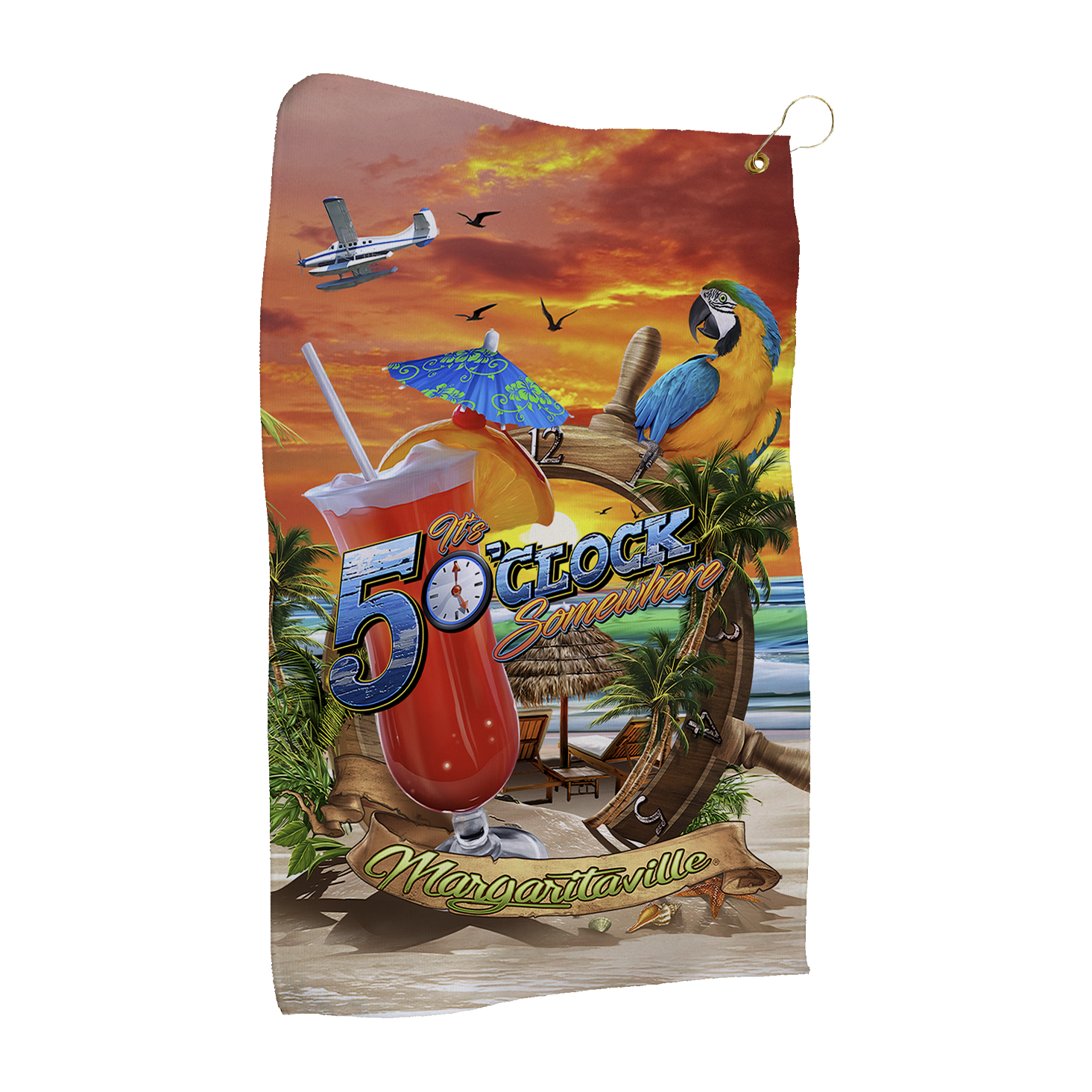 Margaritaville Golf Towel