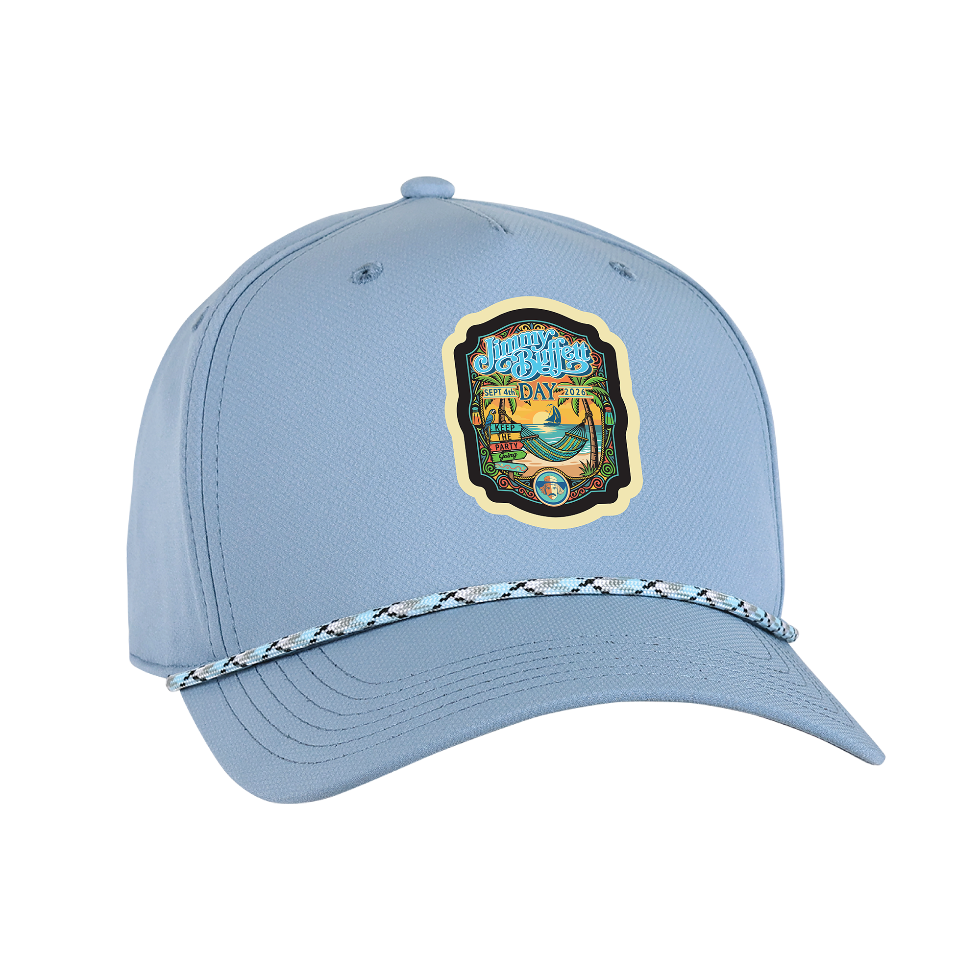 2026 Jimmy Buffett Day Hat - Blue