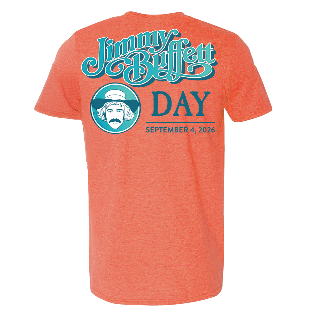 2026 Jimmy Buffett Day Logo T-Shirt - Orange