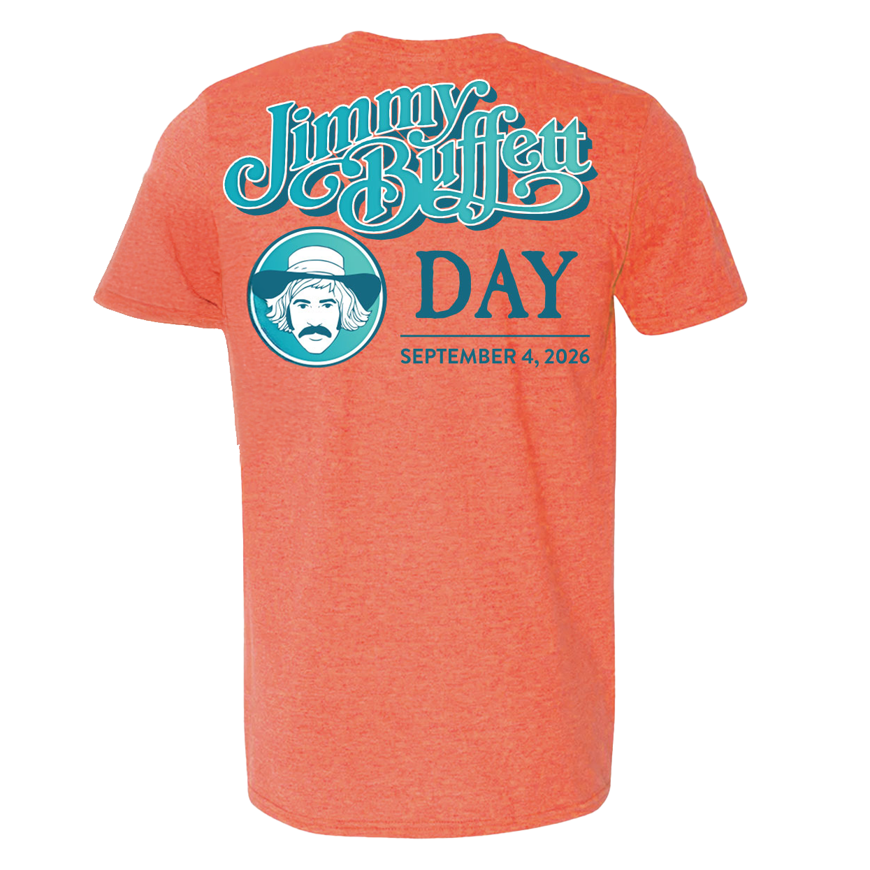 2026 Jimmy Buffett Day Logo T-Shirt - Orange