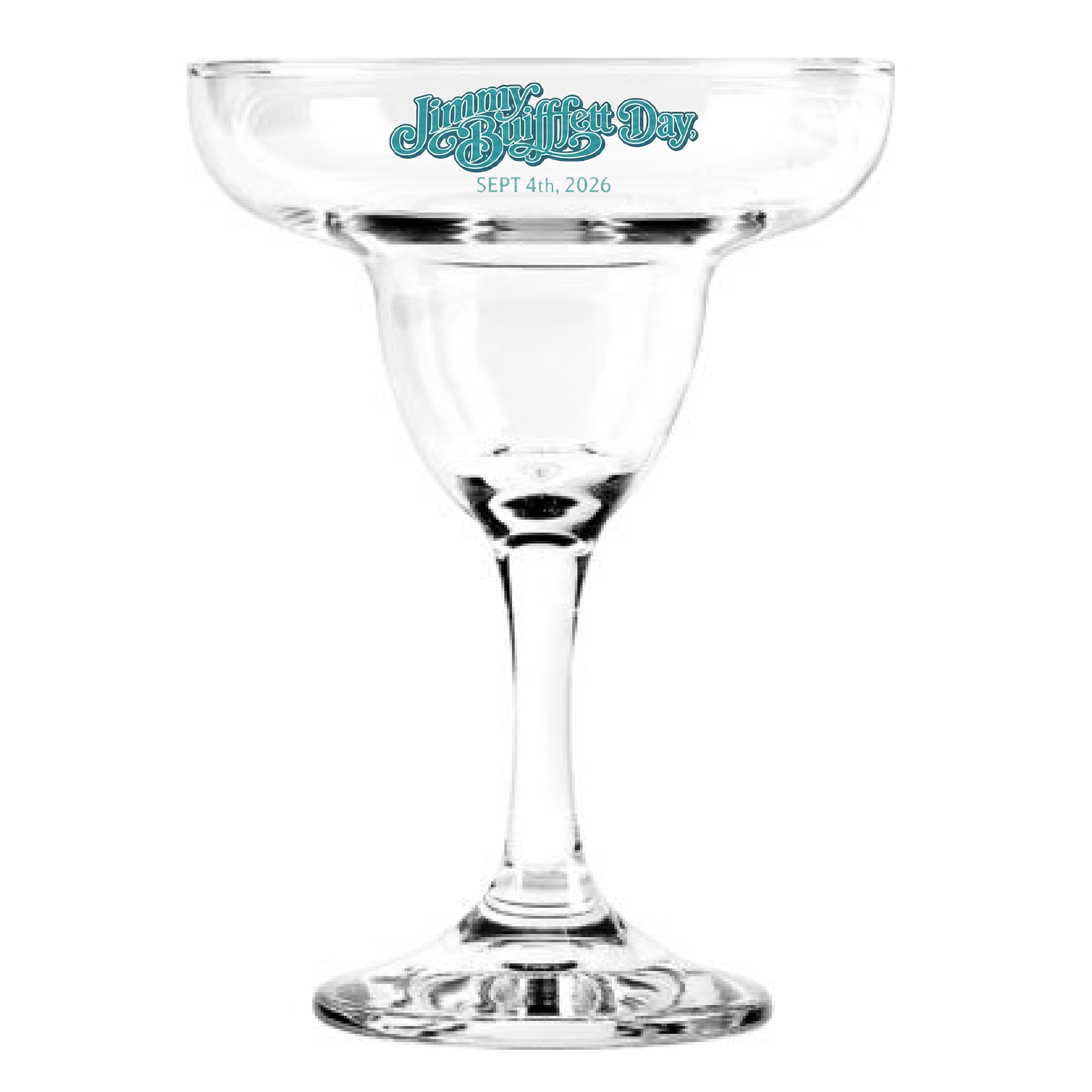 2026 Jimmy Buffett Day Margarita Glass