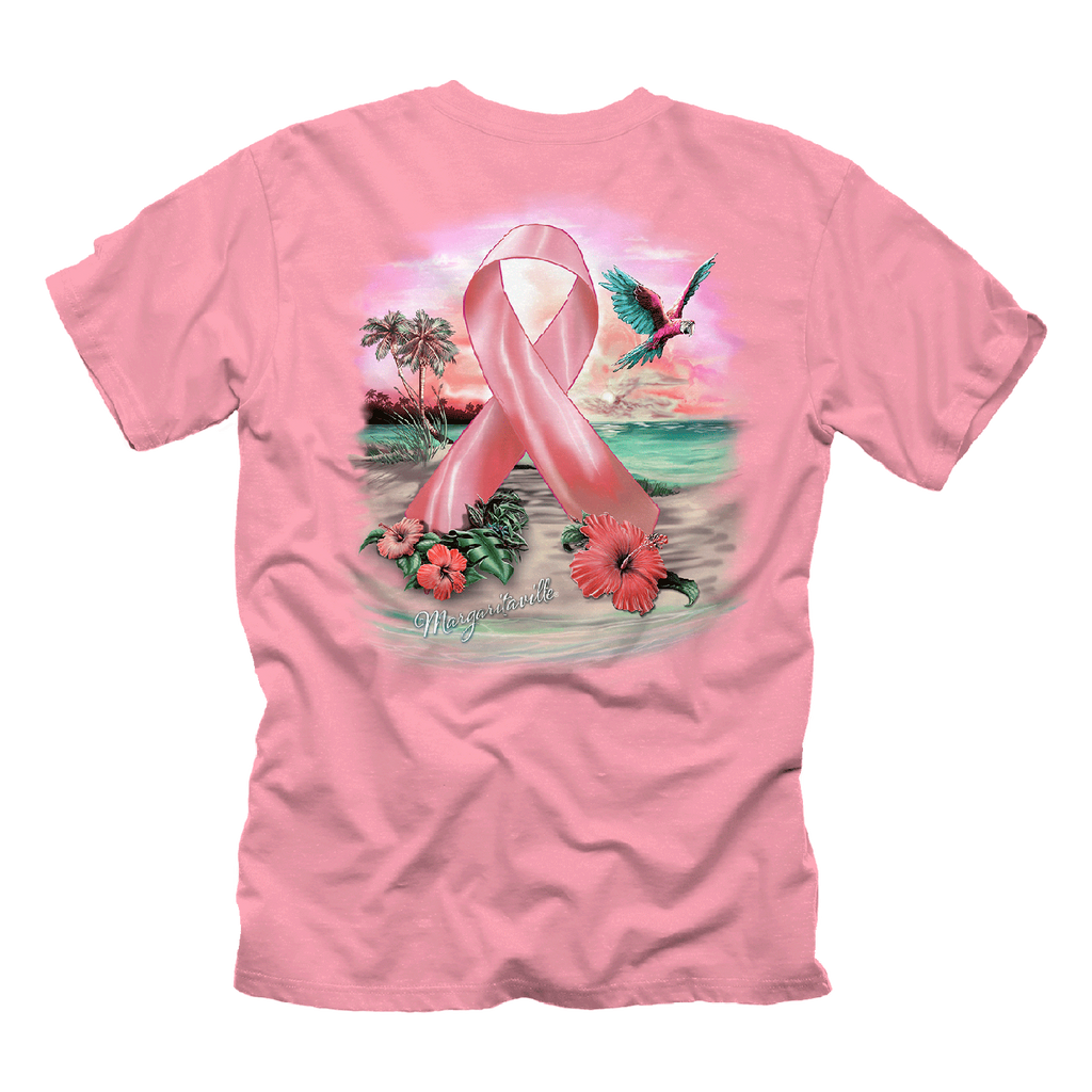 Breast Cancer Awareness Margaritaville T-Shirt