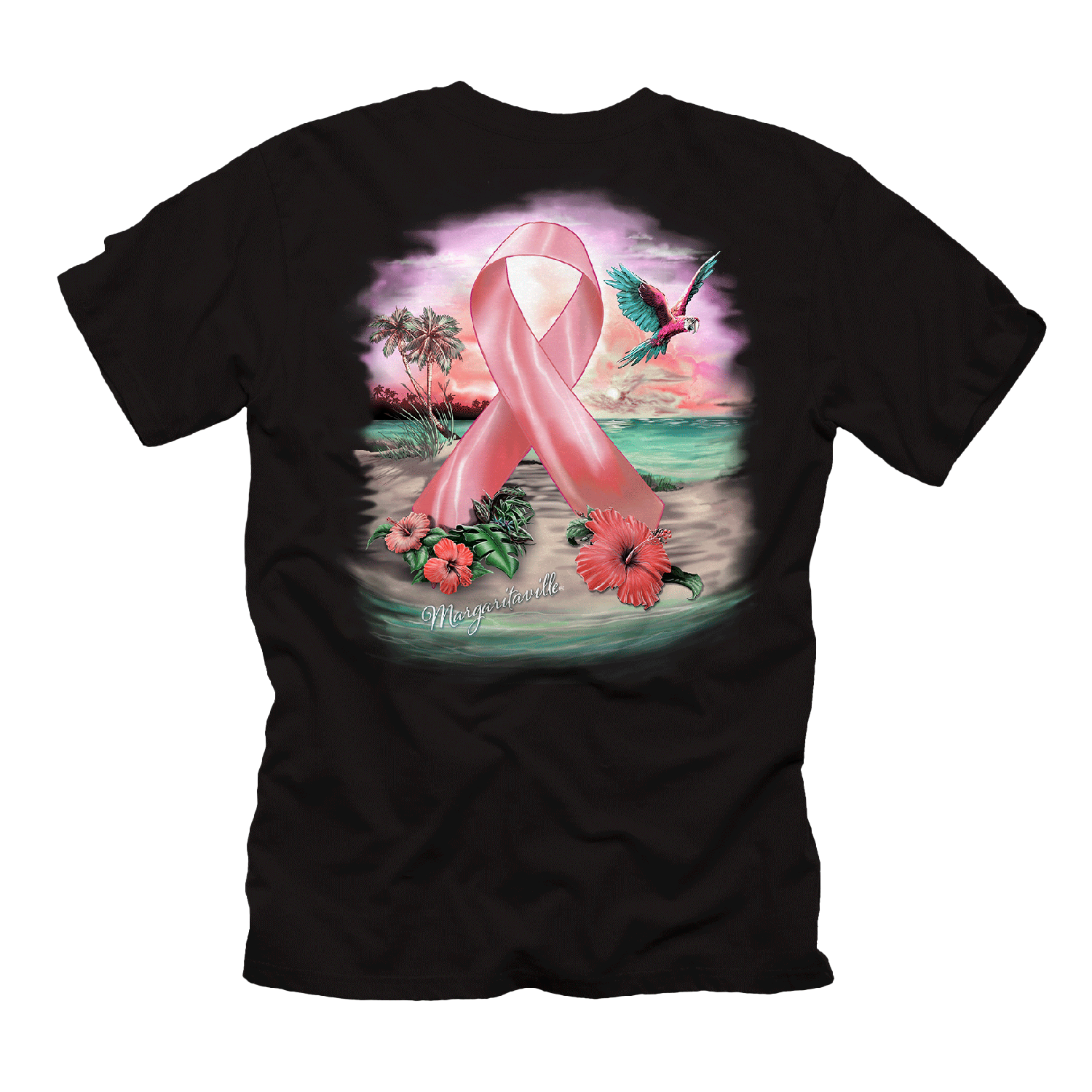 Breast Cancer Awareness Margaritaville T-Shirt