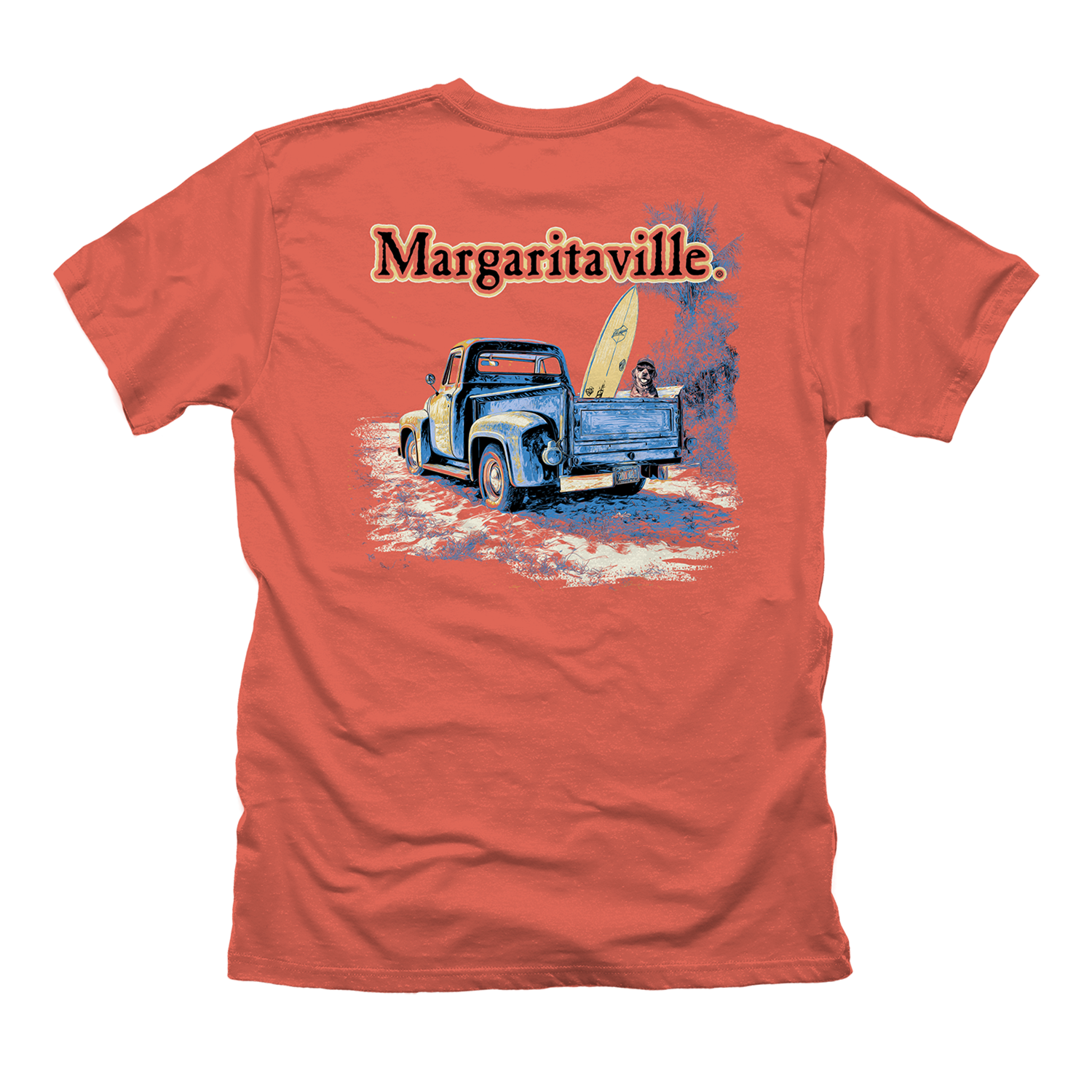 Surf Lab T-Shirt - Coral