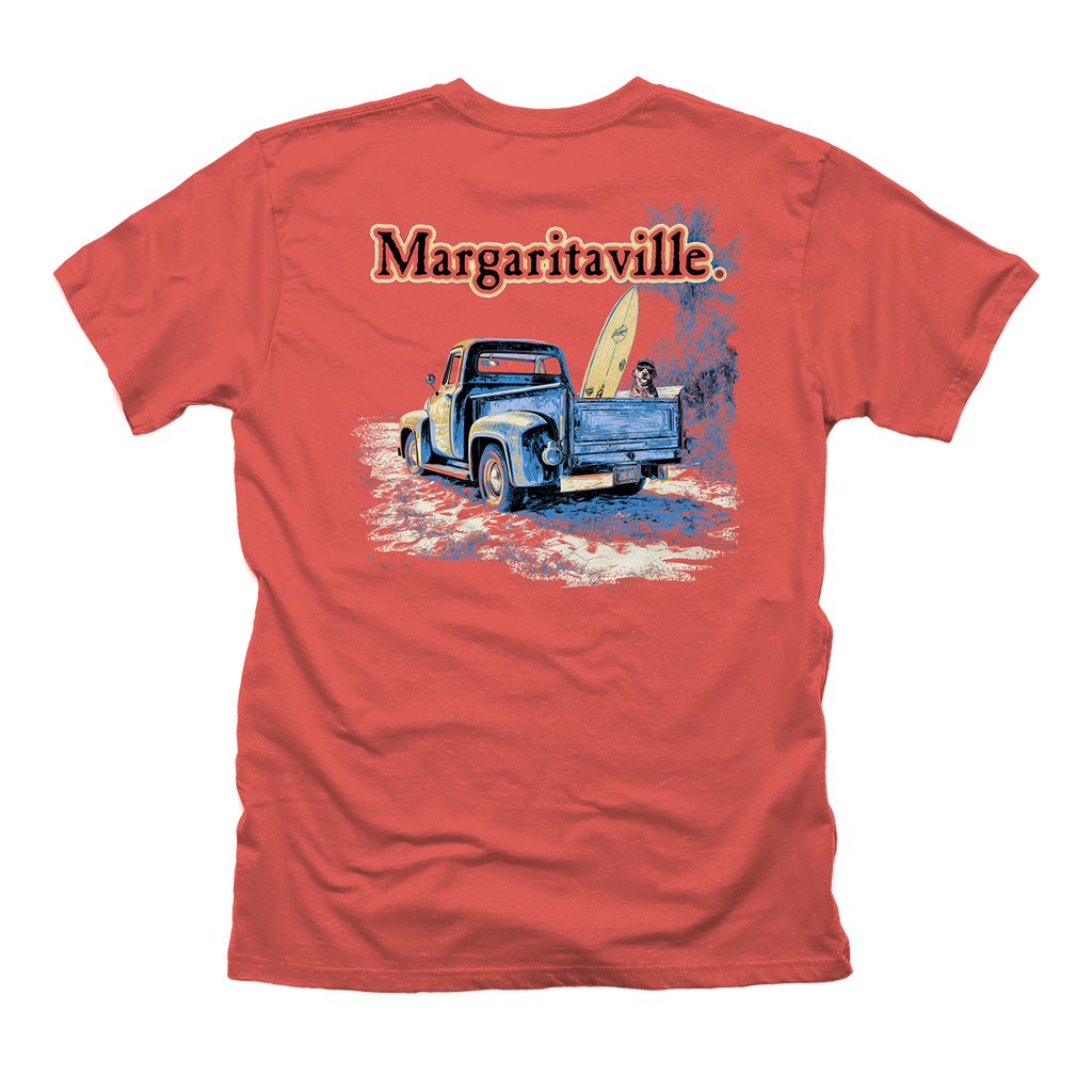 Surf Lab T-Shirt - Coral