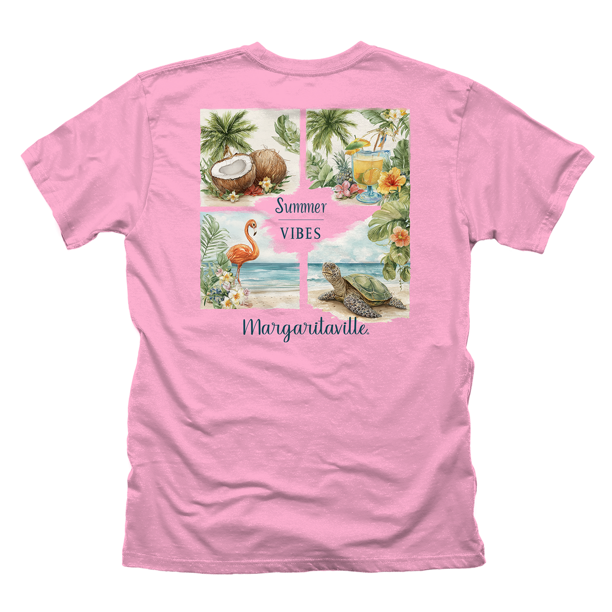 Summer Vibes T-Shirt - Pink – Margaritaville Store