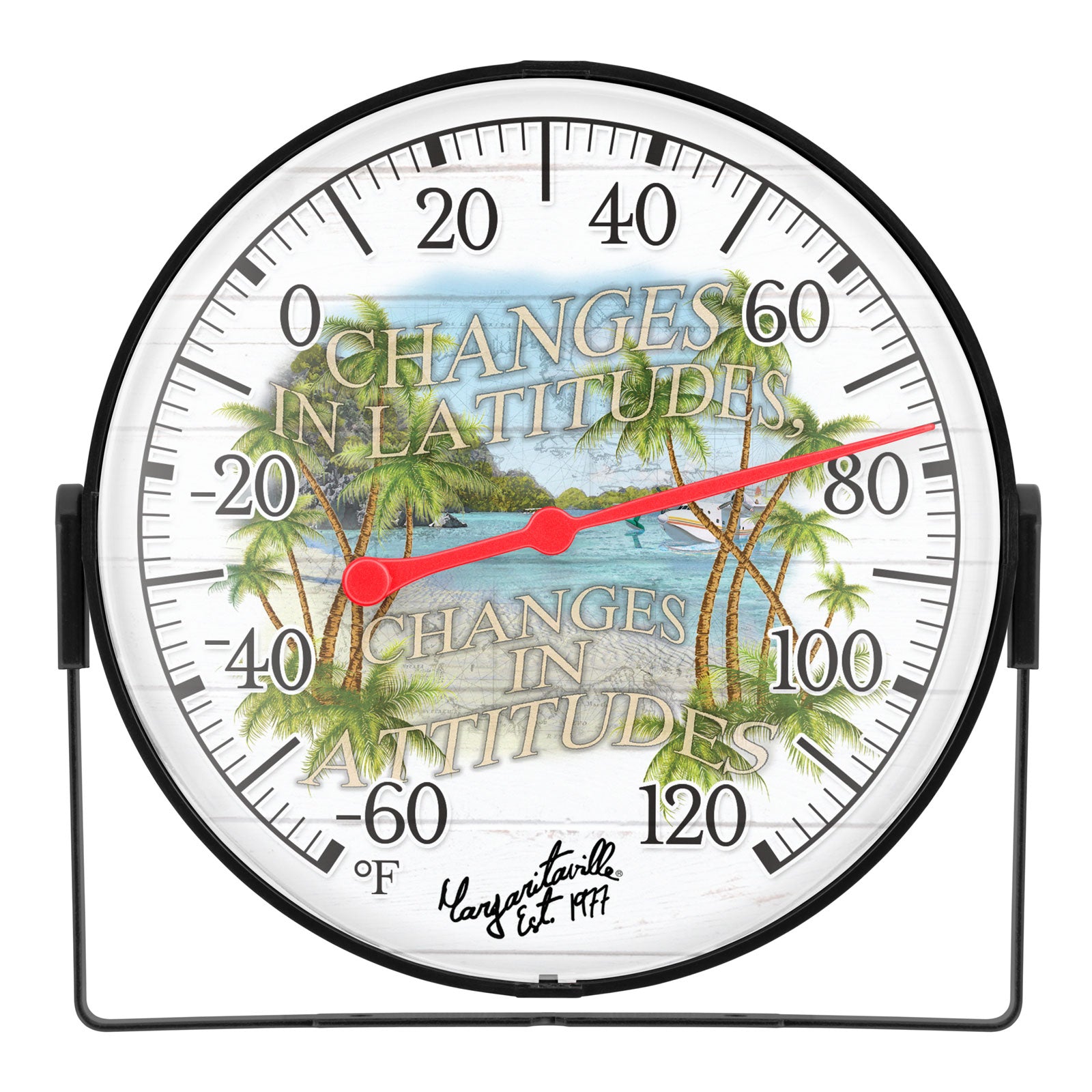 Outdoor Garden Clock & Thermometer with Bracket – The Home Hut